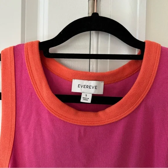Evereve Pink and Orange Tank Top - Picture 2 of 3